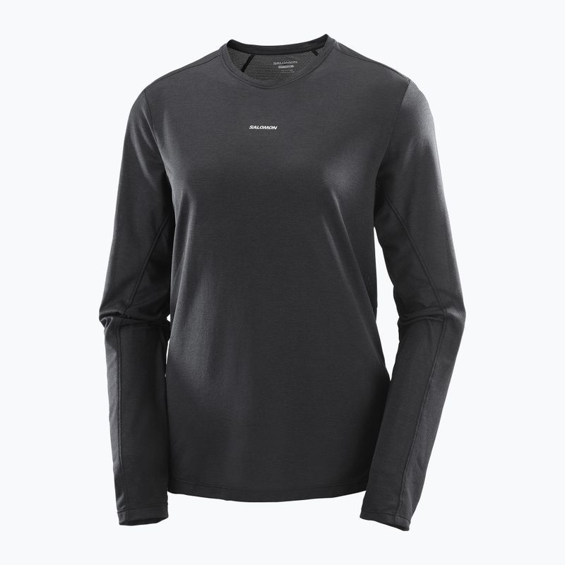 Dámske bežecké tričko s dlhým rukávom Salomon SHAKEout Core deep black 4