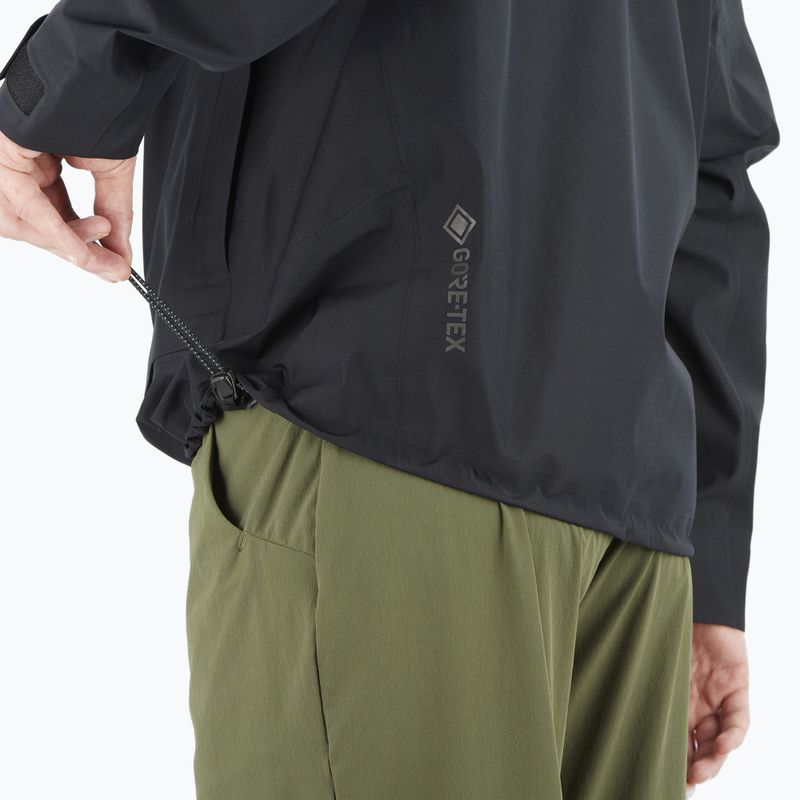 Pánska softshellová bunda Salomon Outline 3l GTX deep black 8