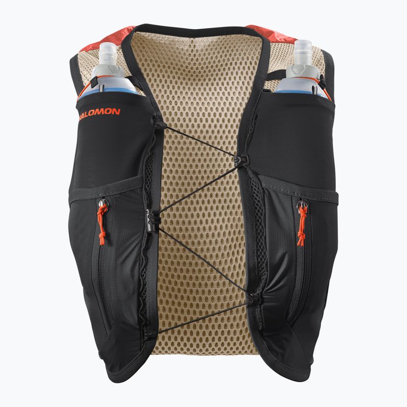 Dámska bežecká vesta Salomon Active Skin 12 Set emerglow/black