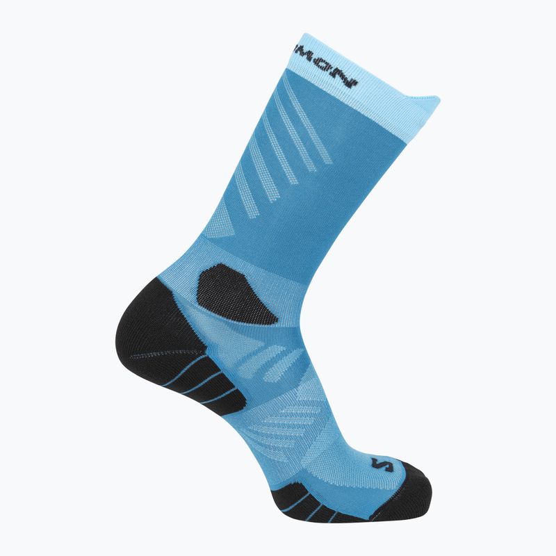 Ponožky Salomon Aero Crew blue danube/aquarius