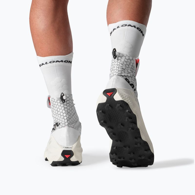 Pánske bežecké topánky Salomon S/Lab Ultra Dust white/fiery red/vanilla ice 8