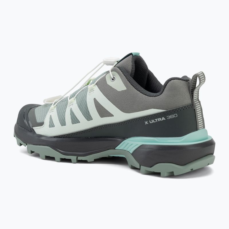 Dámske trekingové topánky Salomon X Ultra 360 green milieu/urban chic/clearly aqua 3