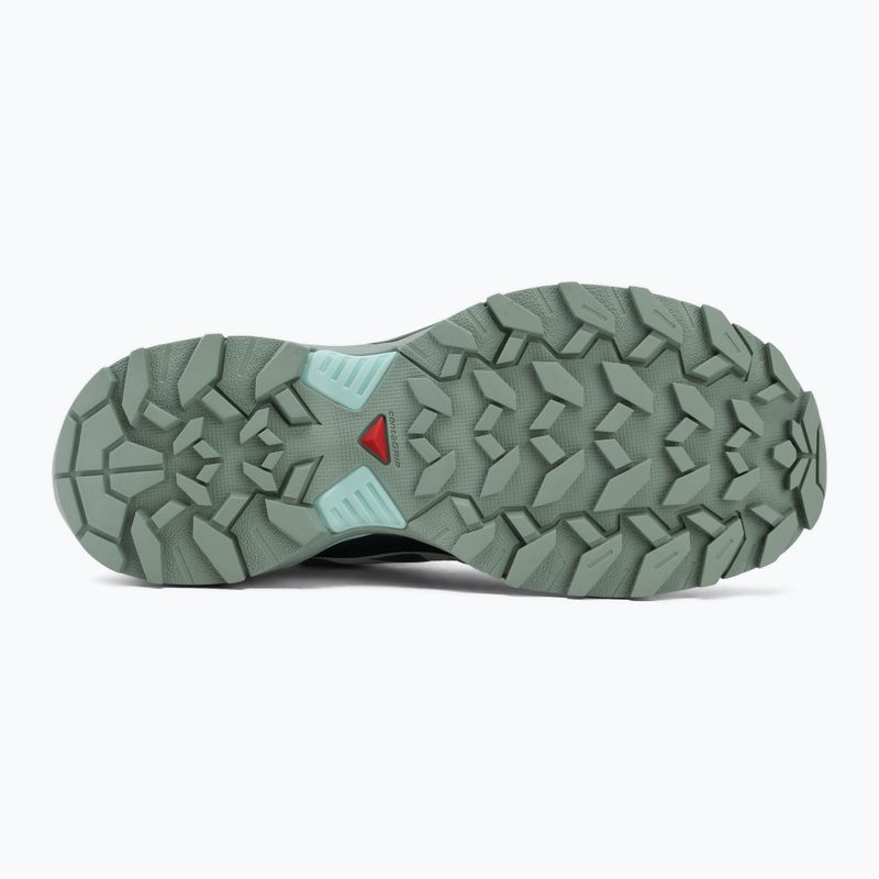 Dámske trekingové topánky Salomon X Ultra 360 green milieu/urban chic/clearly aqua 4