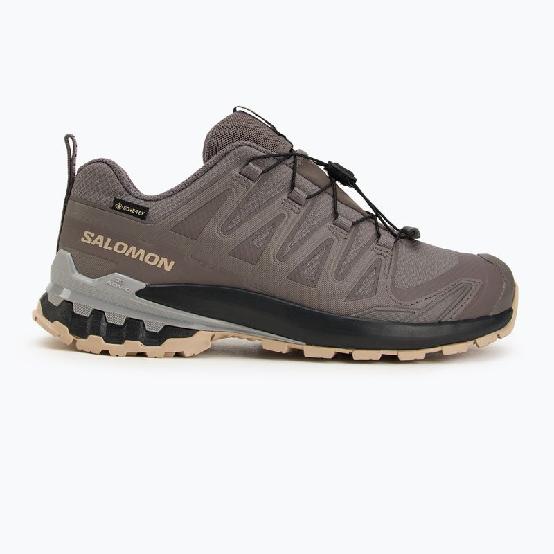 Salomon XA Pro 3D V9 GTX dámska bežecká obuv plum kitten/black/gul 2