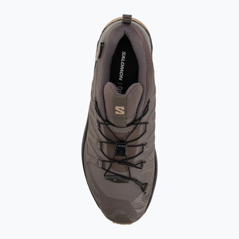 Salomon XA Pro 3D V9 GTX dámska bežecká obuv plum kitten/black/gul 5