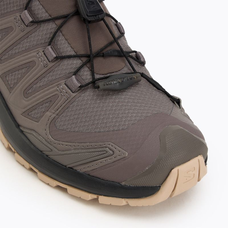 Salomon XA Pro 3D V9 GTX dámska bežecká obuv plum kitten/black/gul 7