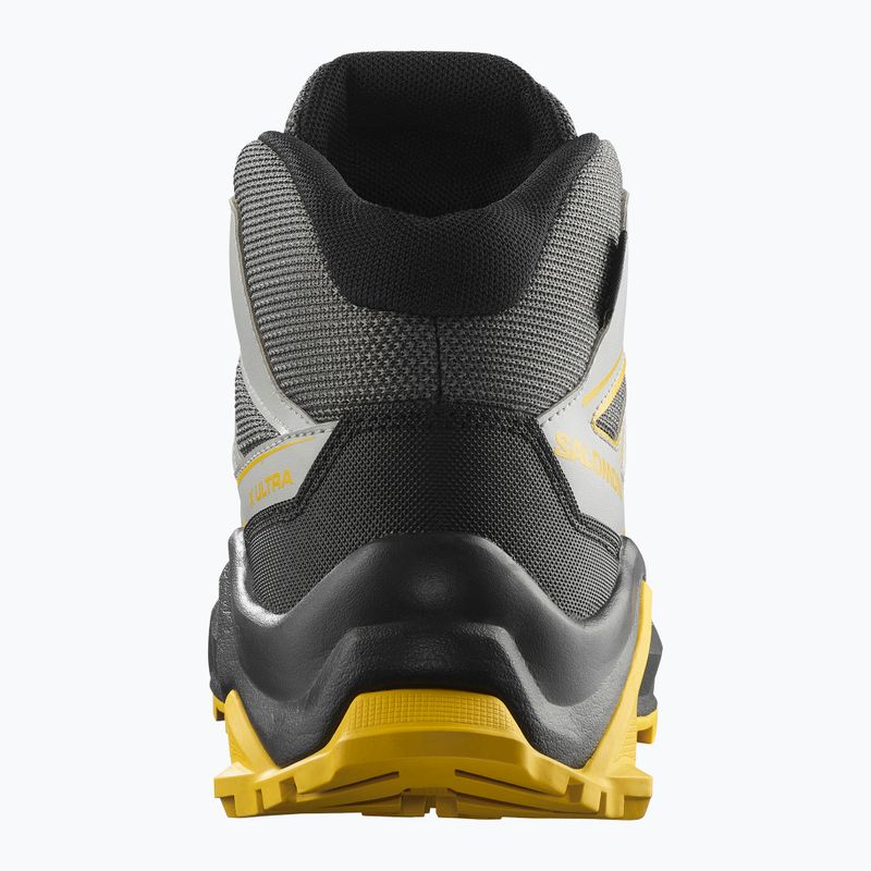 Detské trekové topánky Salomon X Ultra Mid GTX castlerock/black/spicy/mustard 10