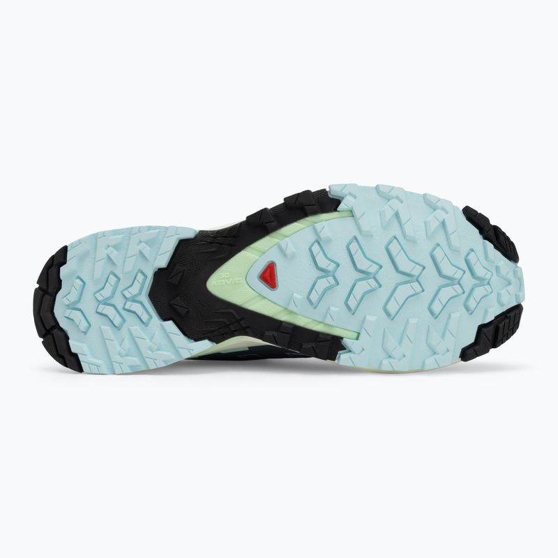 Dámske bežecké topánky Salomon XA Pro 3D V9 turbulencie/iced aqua/patina green 4