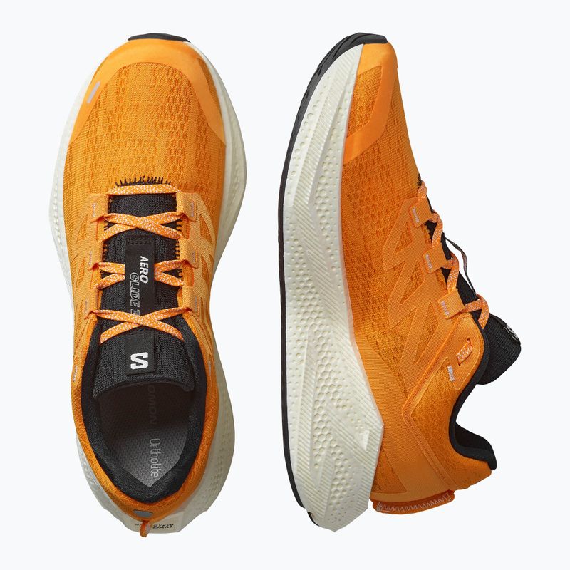 Pánske bežecké topánky Salomon Aero Glide 3 turmeric/white/black 3