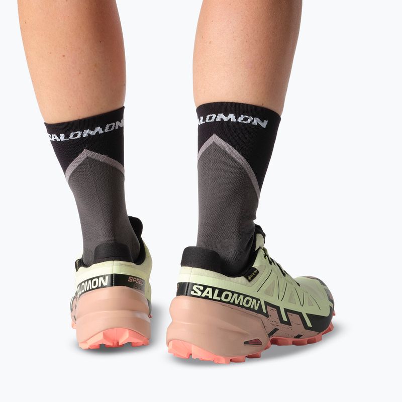 Salomon Speedcross 6 GTX dámska bežecká obuv lime cream/mahogany rose/black 8