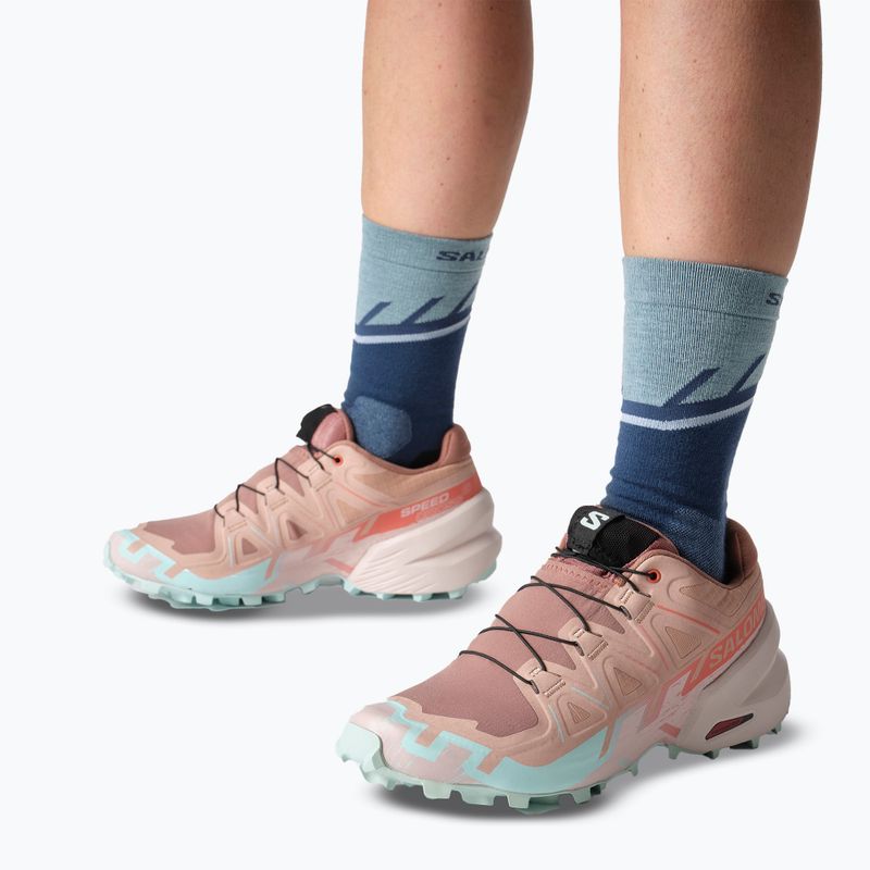 Dámske bežecké topánky Salomon Speedcross 6 mahogany rose/hushed violet/iced aqua 9