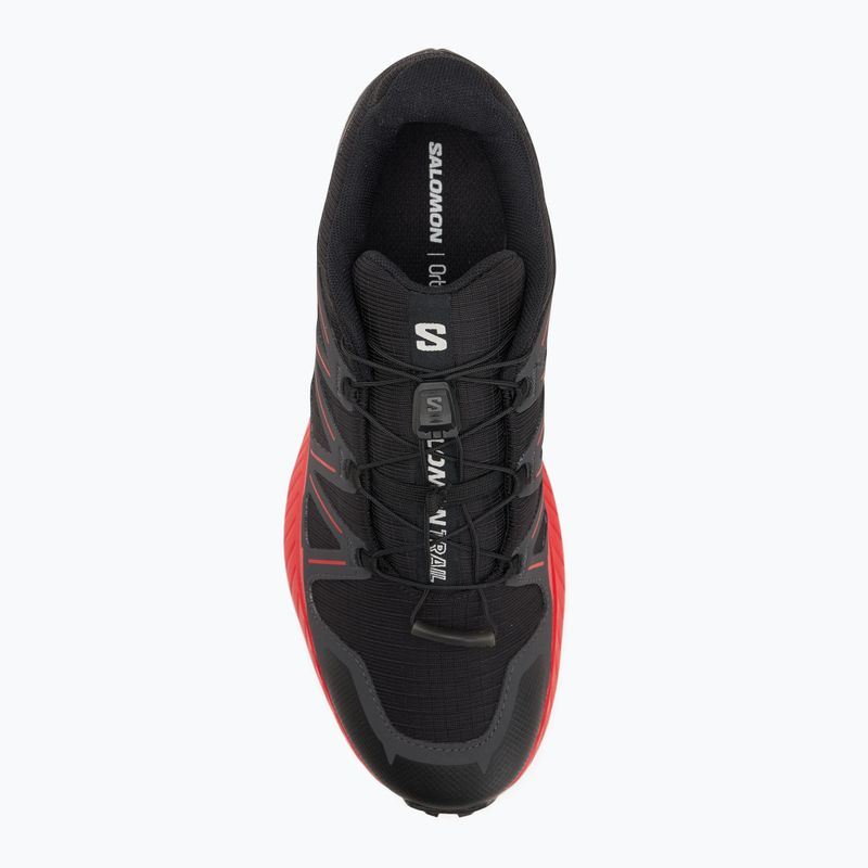 Pánske bežecké topánky Salomon Speedcross Peak black/asphalt/fiery red 5