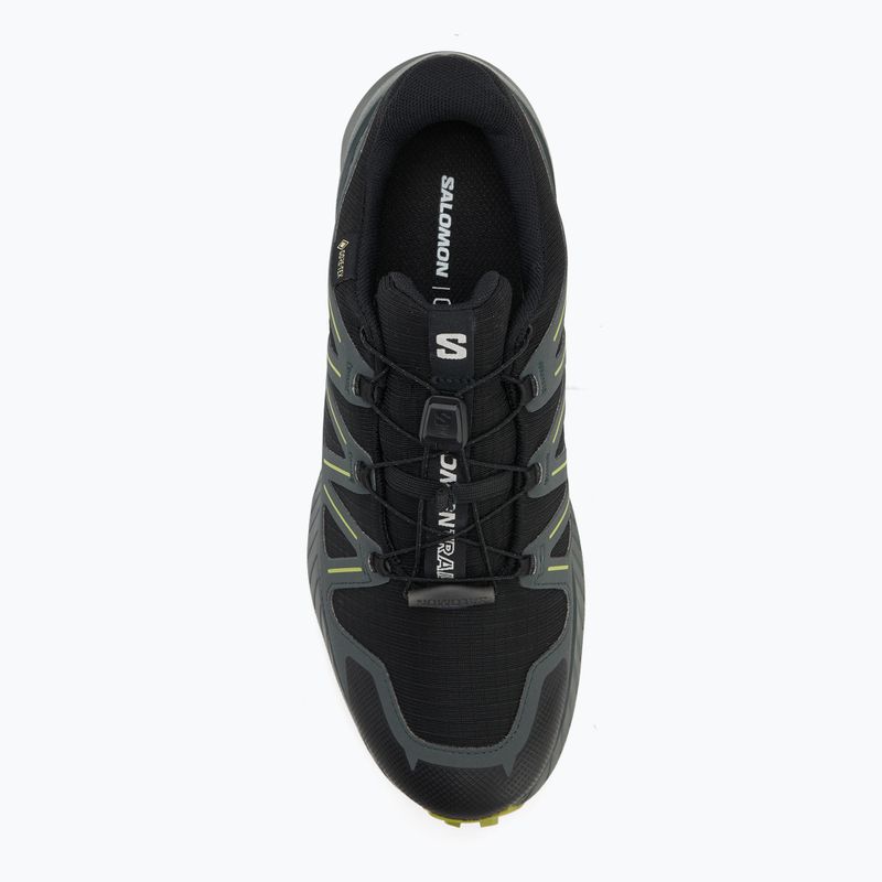 Pánske bežecké topánky Salomon Speedcross Peak GTX black/urban chic/dark citron 5