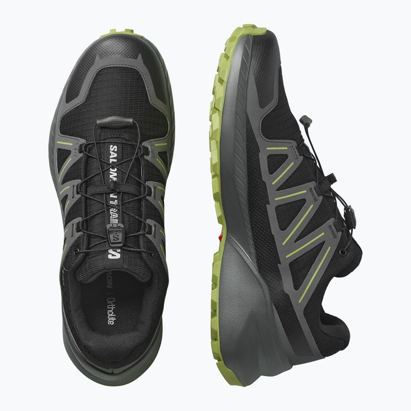Pánske bežecké topánky Salomon Speedcross Peak GTX black/urban chic/dark citron 8