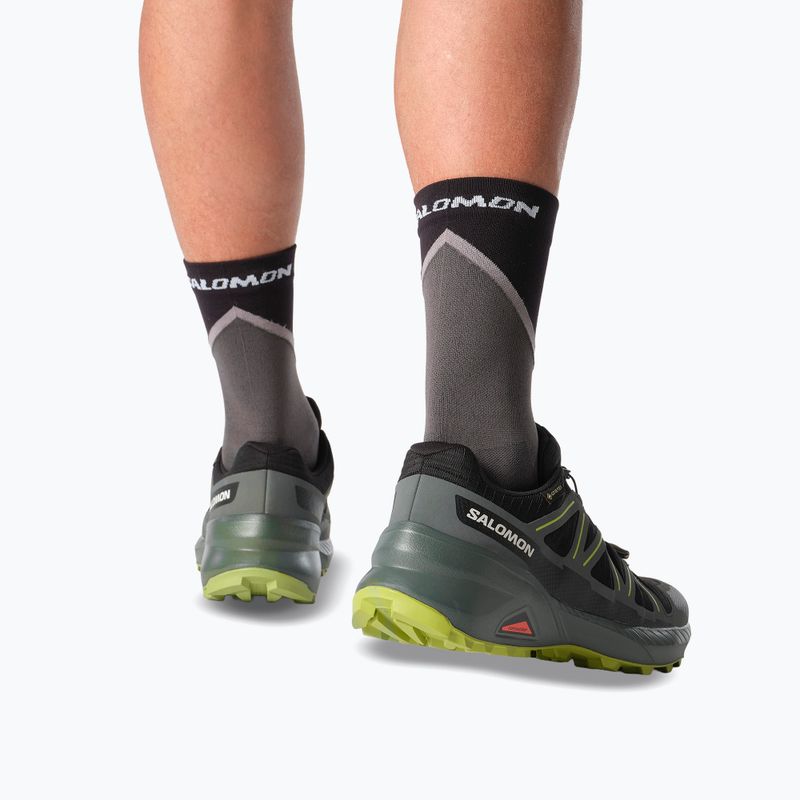 Pánske bežecké topánky Salomon Speedcross Peak GTX black/urban chic/dark citron 10