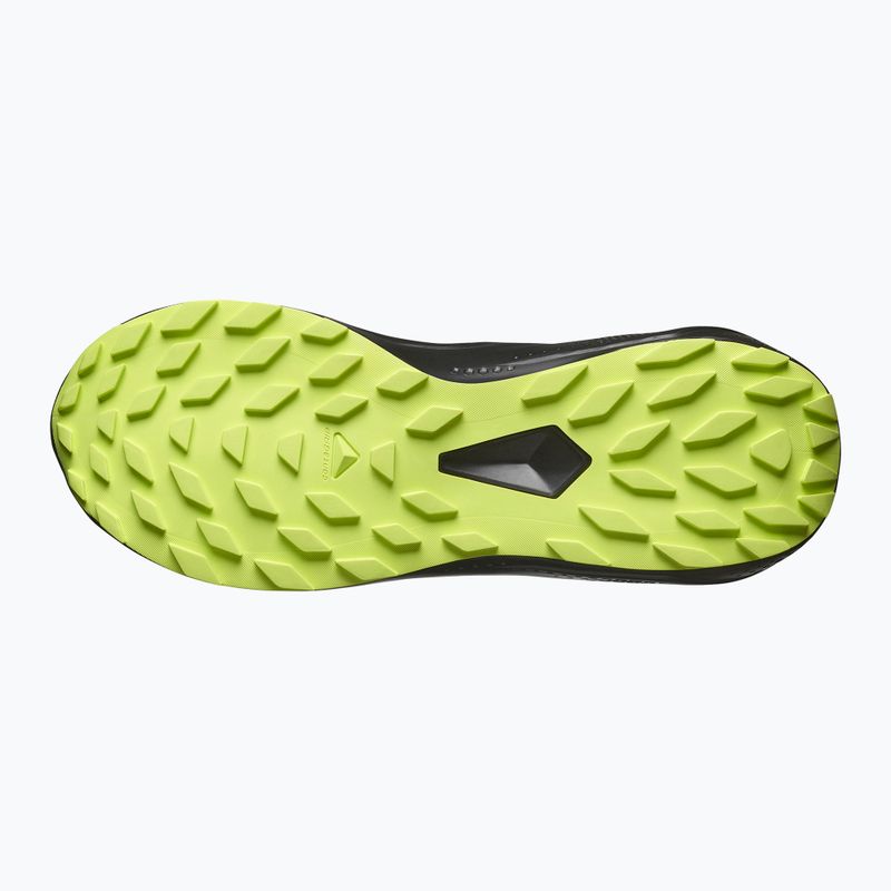 Buty do biegania meskie Salomon Alphaglide GTX black/alloy/sharp green 4