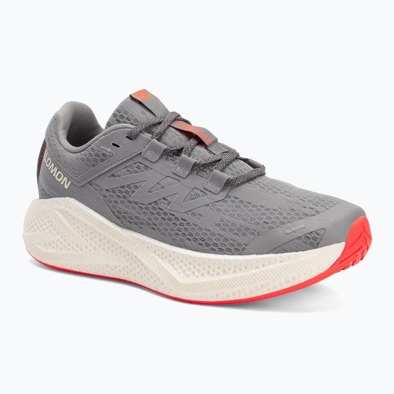 Pánske bežecké topánky Salomon Aero Glide 3 alloy/vanilla ice/neon flame