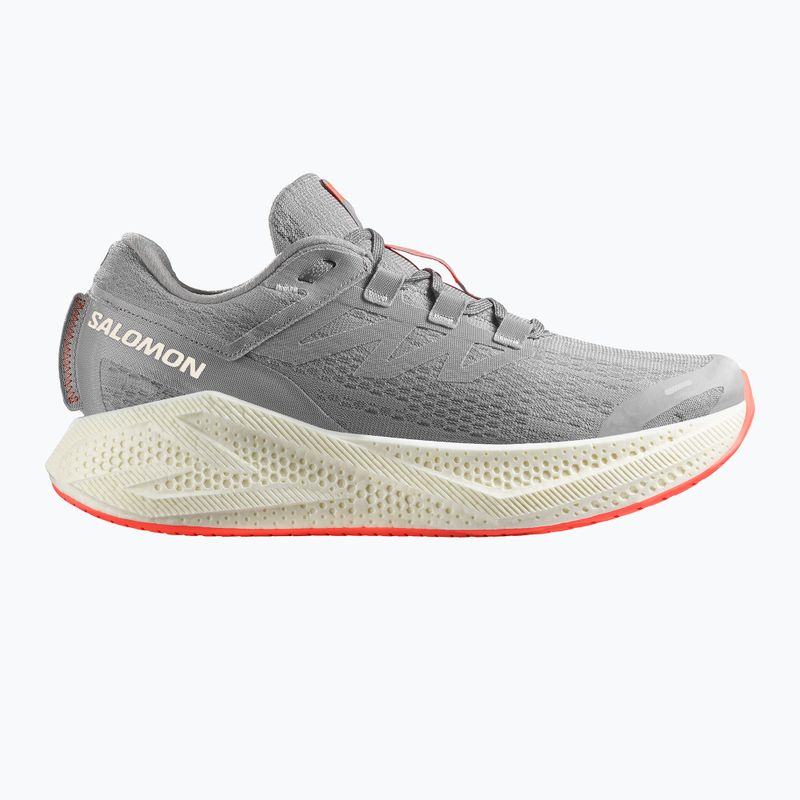 Pánske bežecké topánky Salomon Aero Glide 3 alloy/vanilla ice/neon flame 8