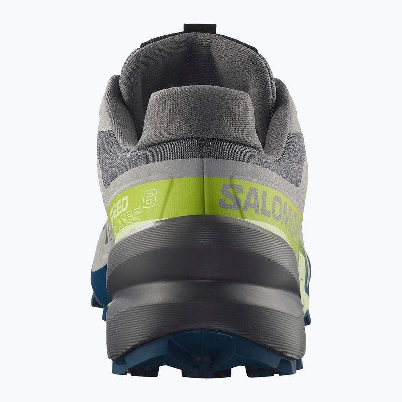 Pánska bežecká obuv Salomon Speedcross 6 castlerock/lime cream/poseidon 4