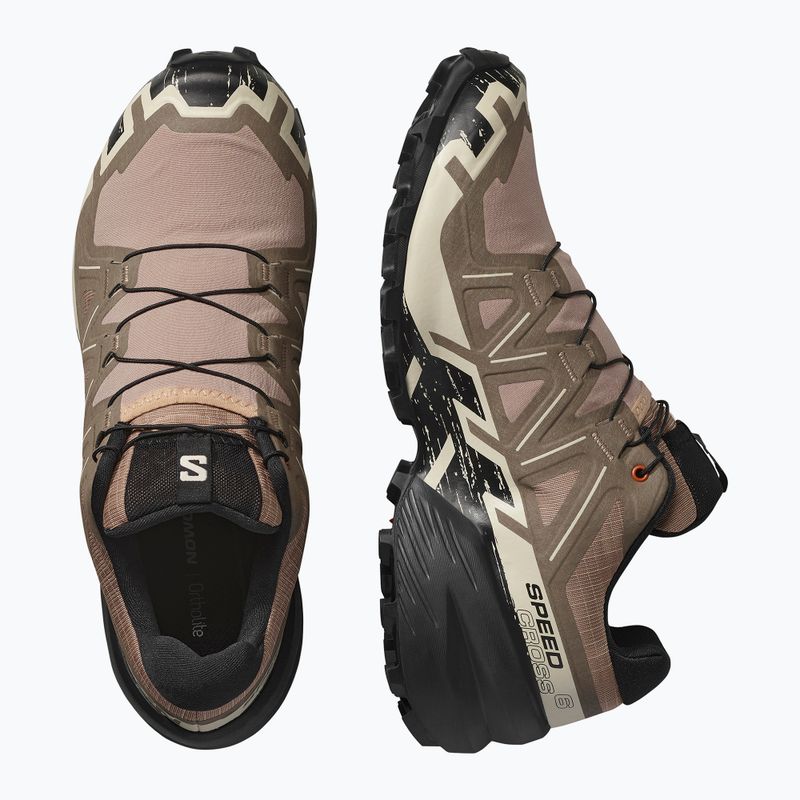 Salomon Speedcross 6 pánska bežecká obuv natural/black/almond milk 6