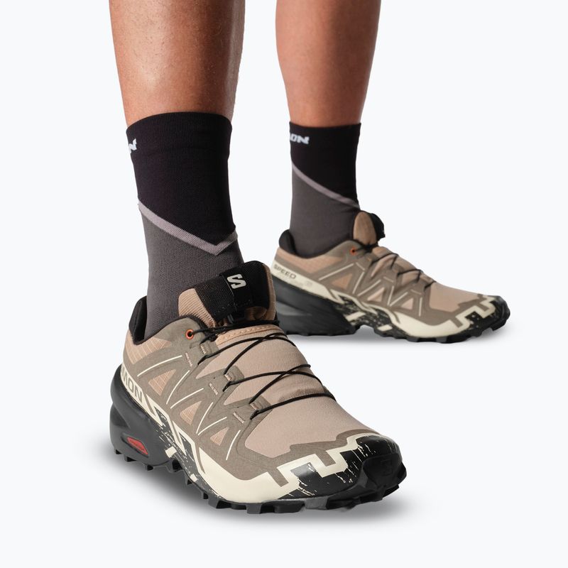 Salomon Speedcross 6 pánska bežecká obuv natural/black/almond milk 7