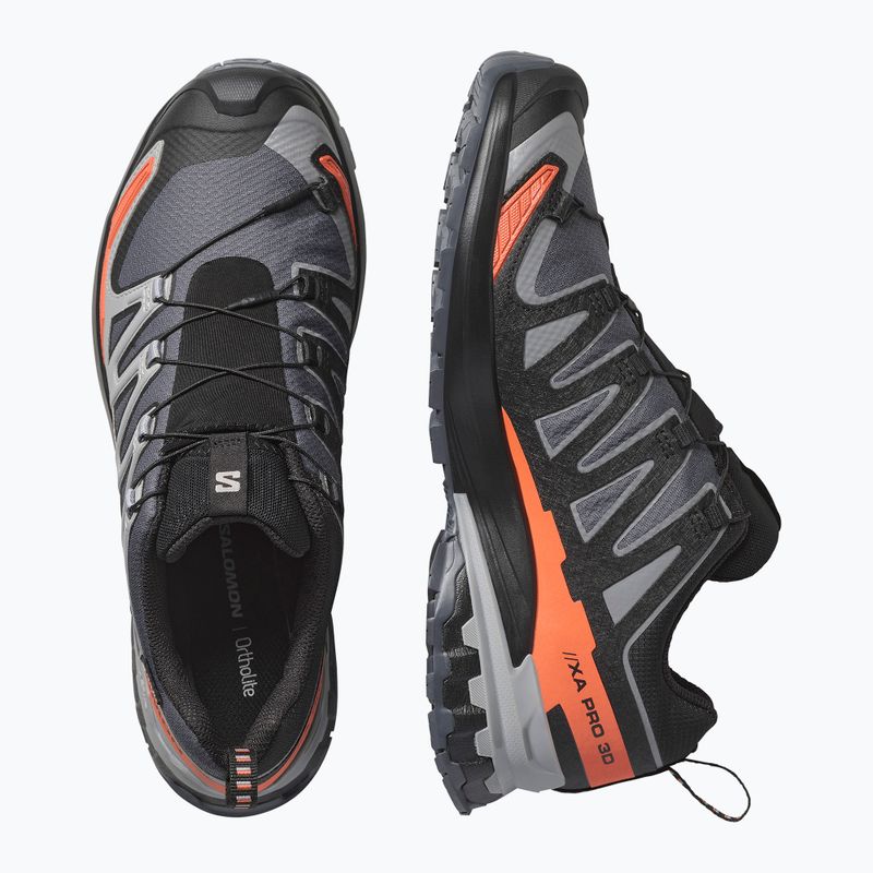 Pánske bežecké topánky Salomon XA PRO 3D V9 GTX turbulence/black/burnt ochre 5