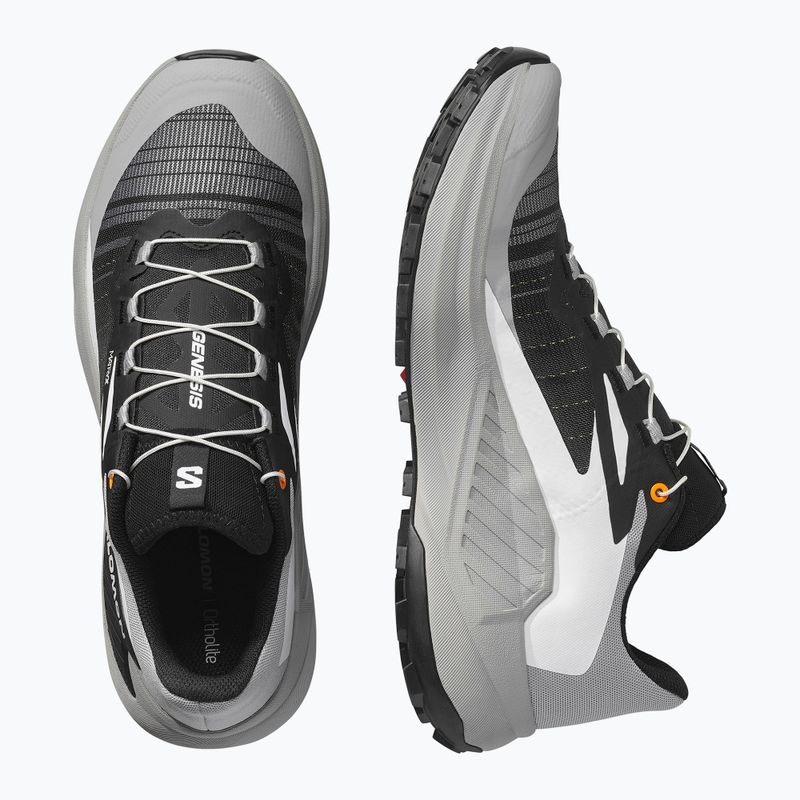 Pánske bežecké topánky Salomon Genesis black/alloy/turmeric 13