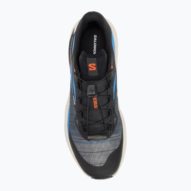 Pánske bežecké topánky Salomon Genesis black/french blue/cherry tomato 5