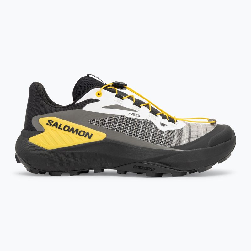 Pánske bežecké topánky Salomon Genesis black/white/lemon 2