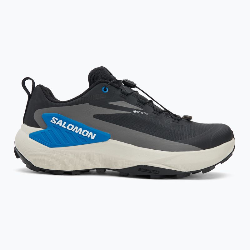 Pánske bežecké topánky Salomon Genesis GTX black/lunar rock/french blue 2