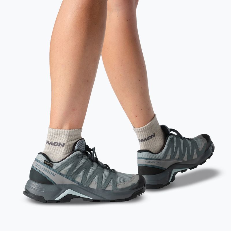 Dámske trekingové topánky Salomon X-Adventure Recon Waterproof mnment/turbu 15