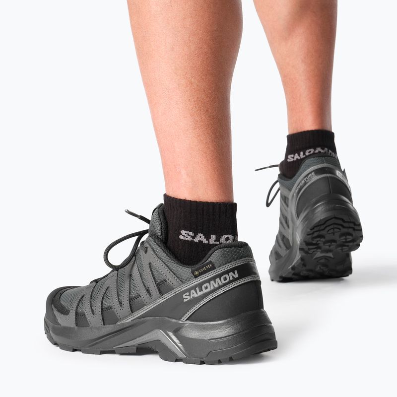 Pánske trekingové topánky Salomon X-Adventure Recon Waterproof asphalt/castlerock 8