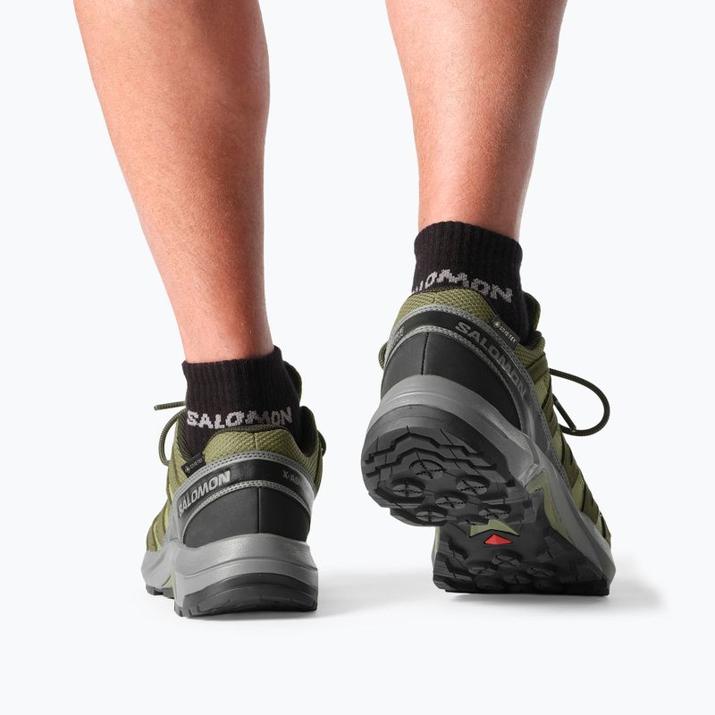 Pánske trekingové topánky Salomon X-Adventure Recon Waterproof olvnig/martini 15