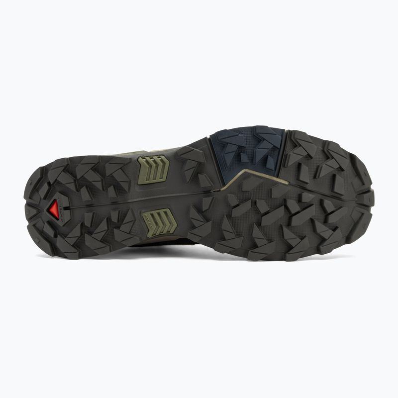 Pánske trekové topánky Salomon X Ultra 5 MID GTX peat / gray green / blue nights 4