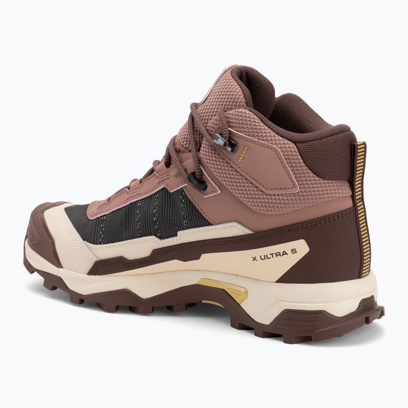 Dámske trekové topánky Salomon X Ultra 5 MID GTX burlwood / french roast / rattan 3