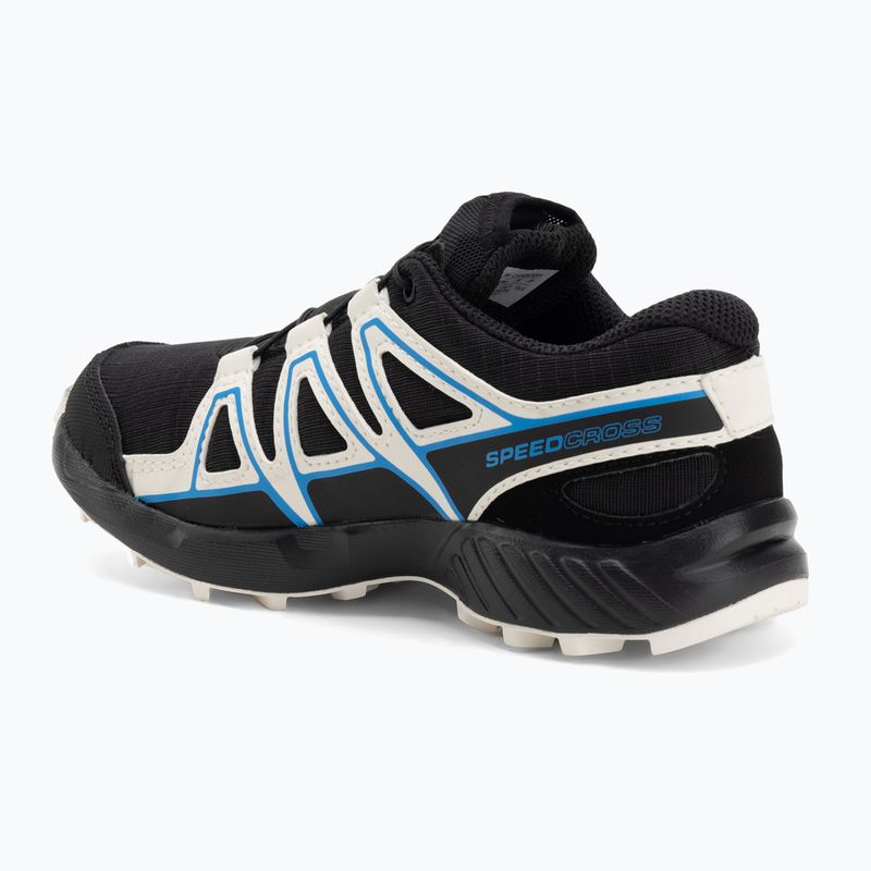 Detské bežecké topánky Salomon Speedcross Waterproof black/vanilla ice/french blue 3