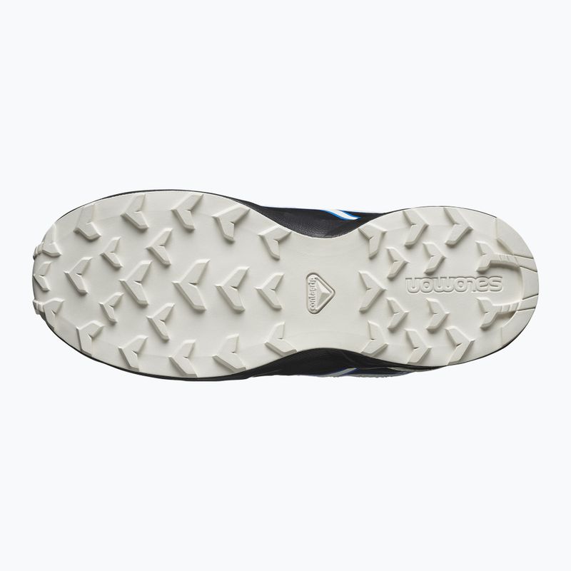 Detské bežecké topánky Salomon Speedcross Waterproof black/vanilla ice/french blue 11