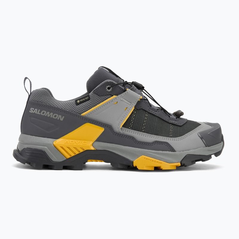 Pánske trekové topánky Salomon X ULTRA 5 GTX turbulence/monument/spicy mustard 2