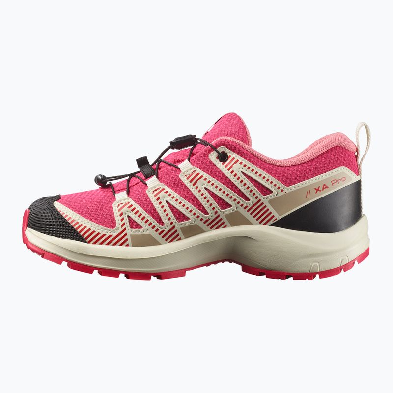 Detské turistické topánky Salomon XA PRO V8 WP rouger/vanila/flamino pink 10