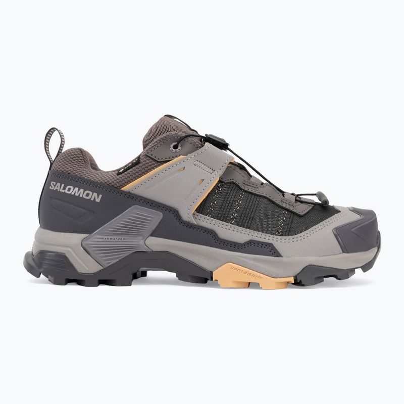 Dámske trekové topánky Salomon X ULTRA 5 GTX plum kitten / nine iron / soft clay 2