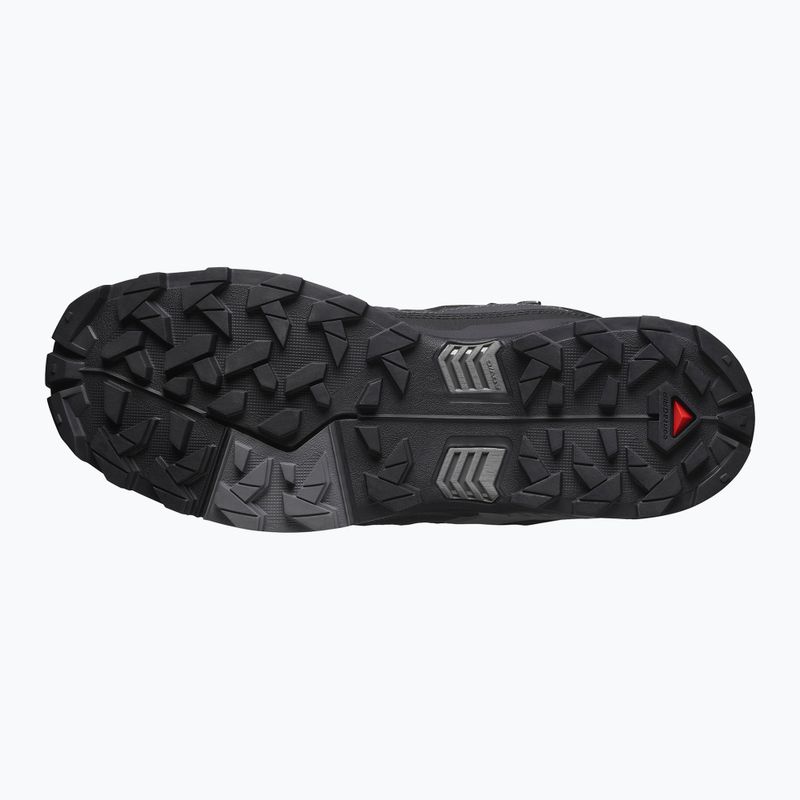 Pánske trekové topánky Salomon X Ultra 5 MID Wide GTX black/asphalt/castlerock 9