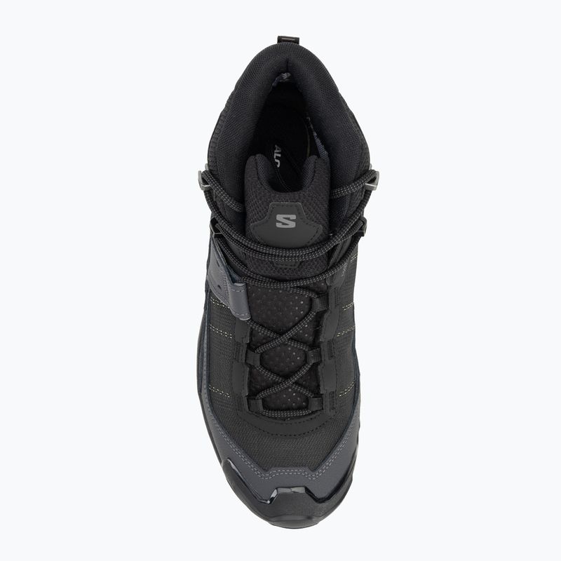 Pánske trekové topánky Salomon X Ultra 5 MID Wide GTX black/asphalt 5