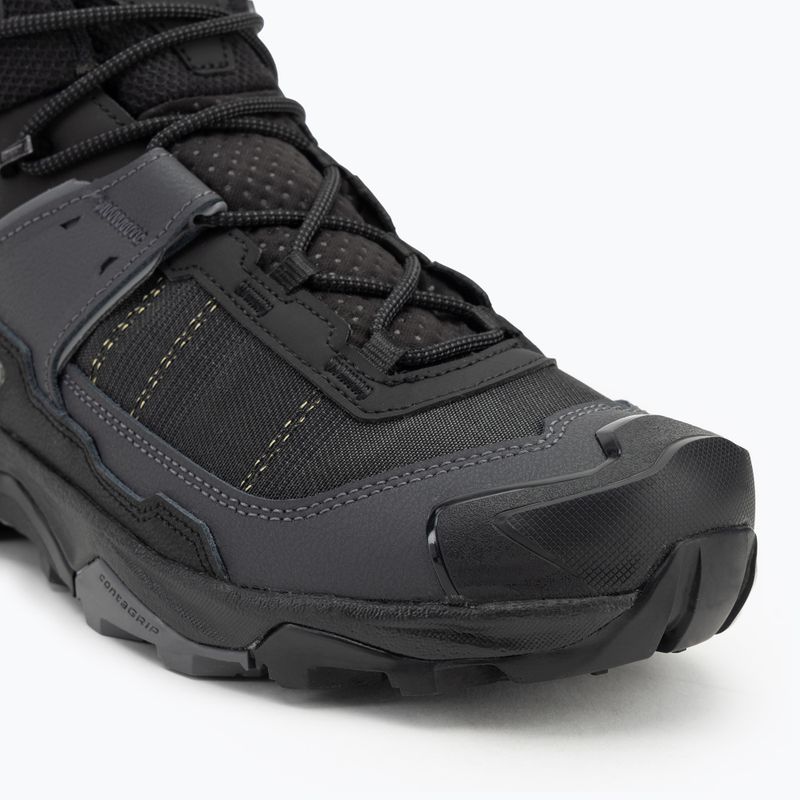 Pánske trekové topánky Salomon X Ultra 5 MID Wide GTX black/asphalt/castlerock 7