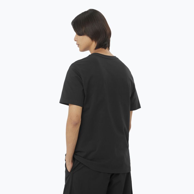 Pánske tričko Salomon Big Logo Tee deep black 2