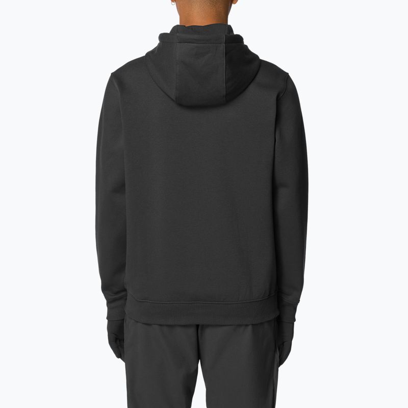 Pánska mikina Salomon Chest Logo Hoodie deep black 2