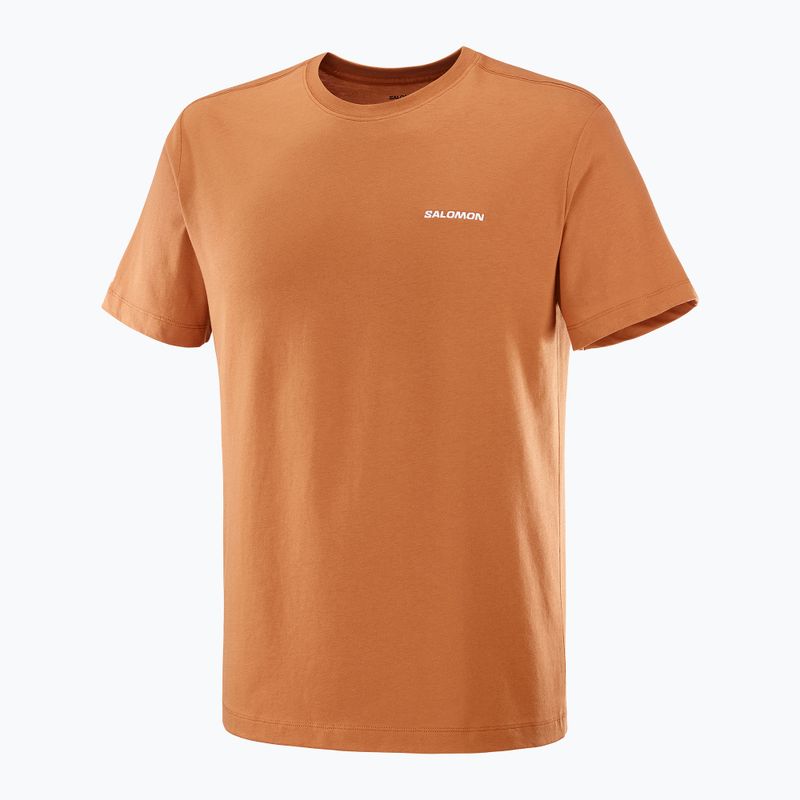 Pánske tričko Salomon Logo Tee sierra 4