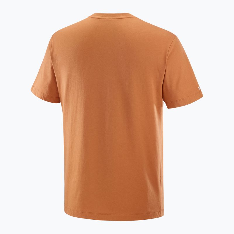 Pánske tričko Salomon Logo Tee sierra 5