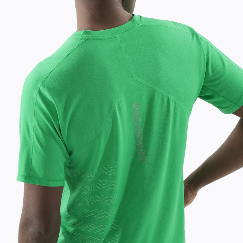 Pánske bežecké tričko Salomon Sense Aero Tee GFX parakeet / spearmintme 3