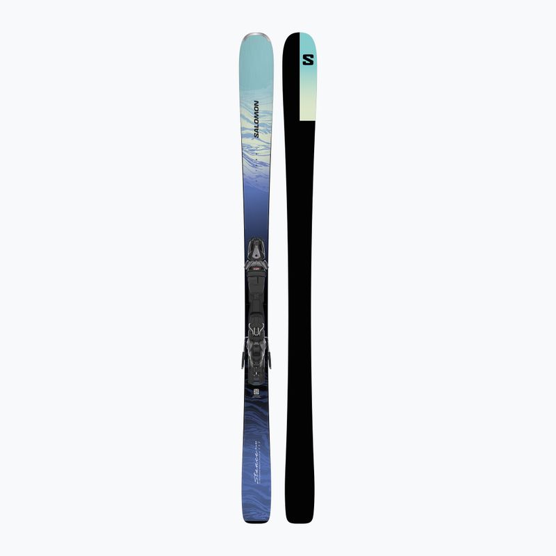 Dámske zjazdové lyže + viazanie Salomon Stance Pro W 82 + MI11 GW aruba blue/blue yonder 3