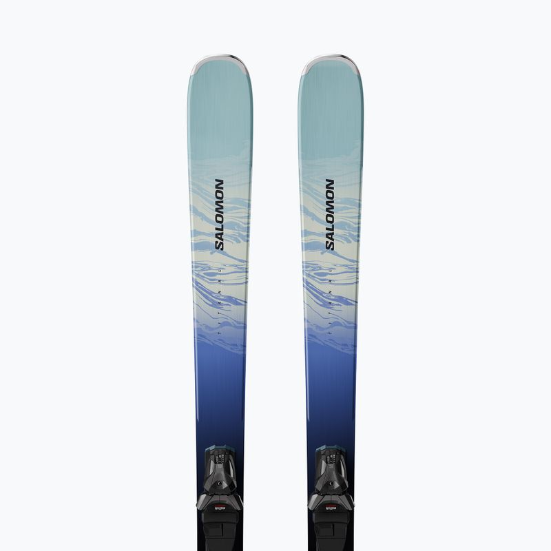 Dámske zjazdové lyže + viazanie Salomon Stance Pro W 82 + MI11 GW aruba blue/blue yonder 5